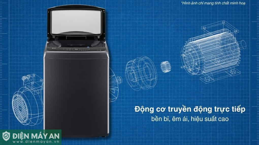 Máy giặt LG AI DD Inverter 25 kg TV2725SV9J